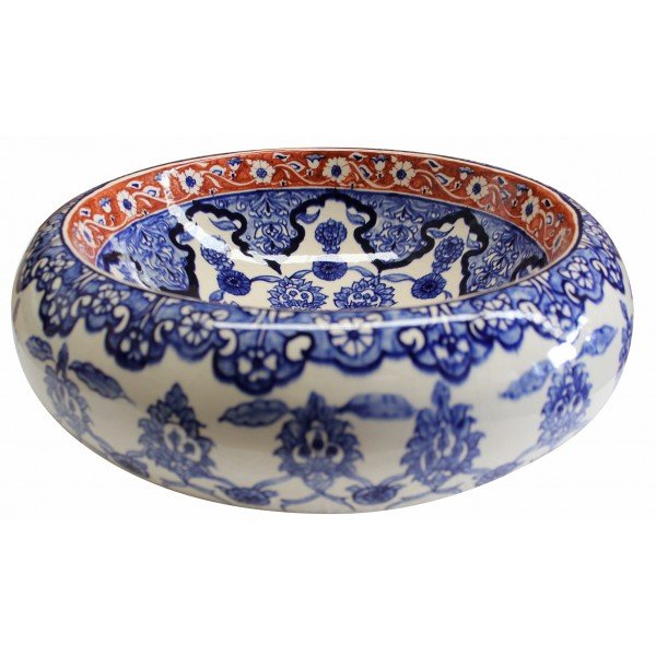 Talavera Round Vessel Sink Donut Estrella